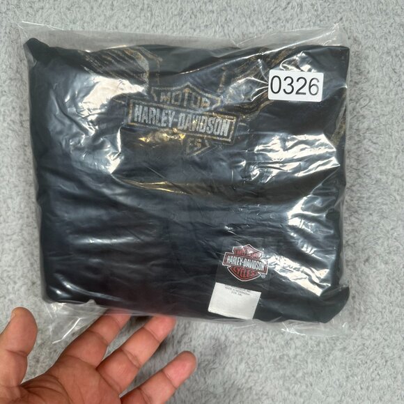 Vintage Harley Davidson Motor Cycles T-Shirt 2XL Black Fargo ND - Picture 12 of 12